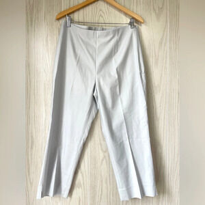 Nic + Zoe Light Grey Crop Stretch Size 12 Slacks NWT